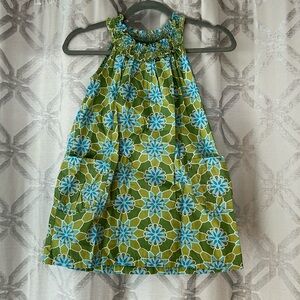 EUC: Tea Collection Girls Dress Green